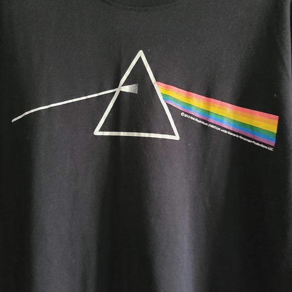 PINK FLOYD Dark Side of the Moon Graphic Band Tee Unisex Size Large - Picture 2 of 9